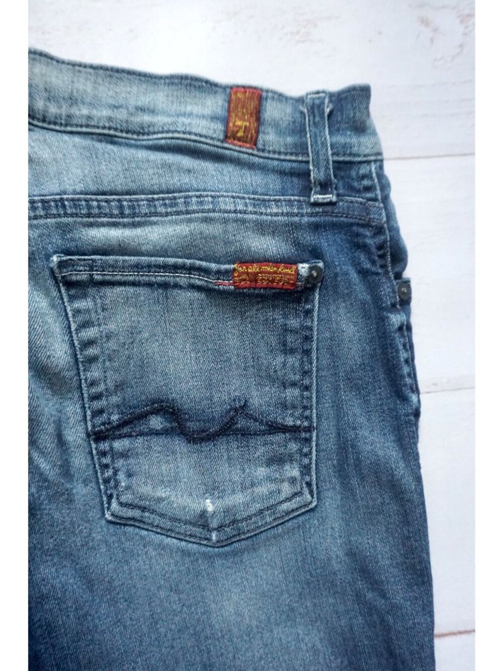 7 For All Mankind Women’s Blue Roxanne Jeans – Size 29 - Picture 9 of 9